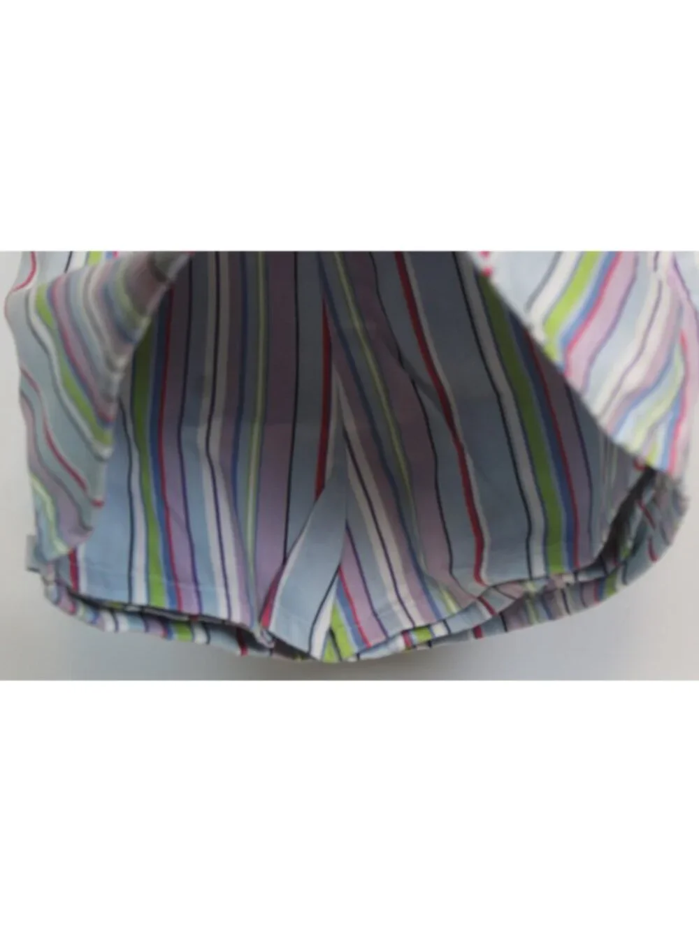 2004 Gymboree European Holiday Skorts sz 4 Multicolor Stripes Bow Zipper Skirt